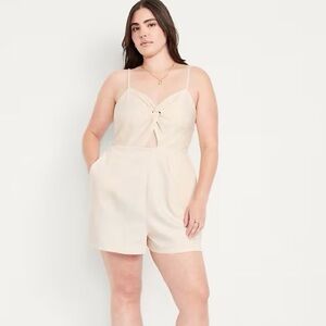 NWT old navy fit & flare cami romper xxl